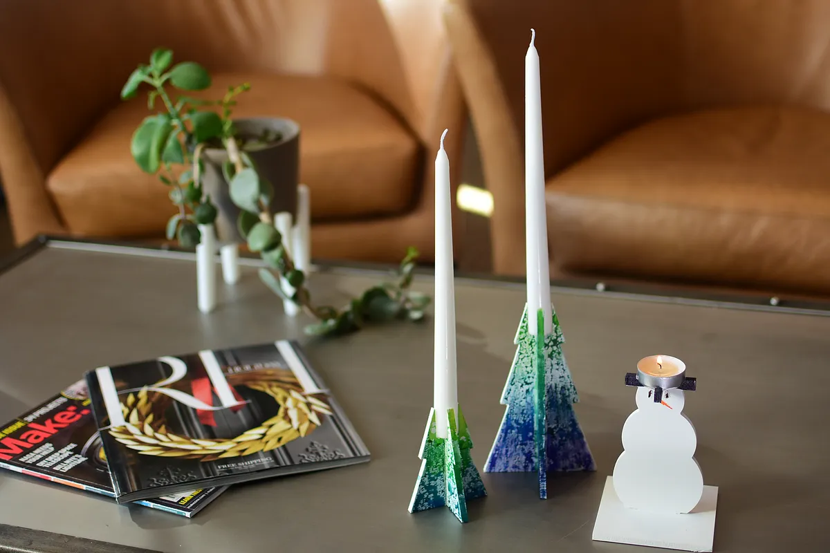Interlocking Tree Candlesticks - image 2