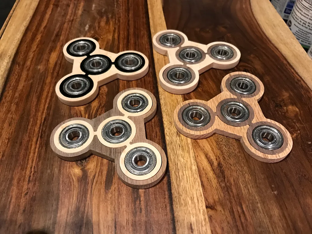 Inlay Wood Spinner - image 1