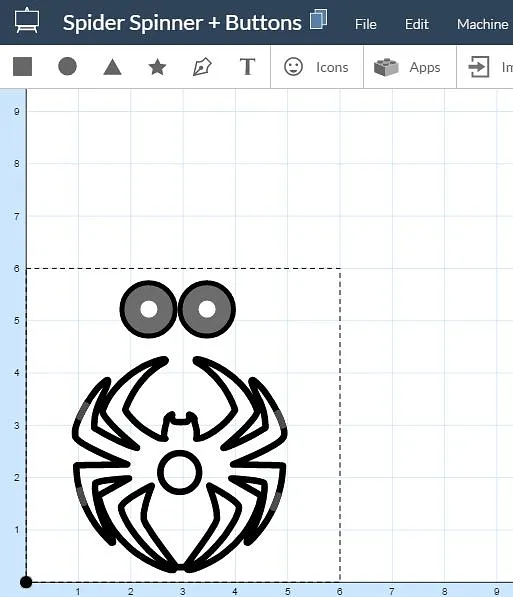 Fidget Spinner - Spider  + Buttons - image 2