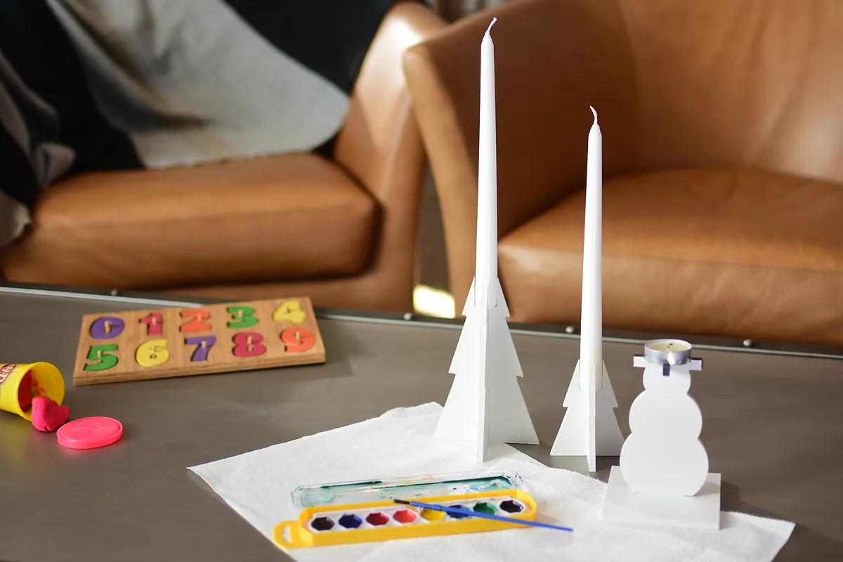 Interlocking Tree Candlesticks - image 3