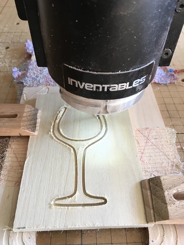 Wine Glass Inlay - image 1