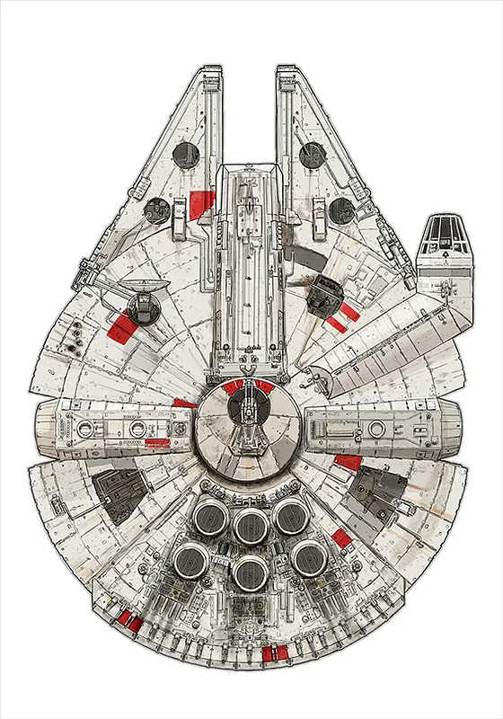 Millennium Falcon Spinner - image 4