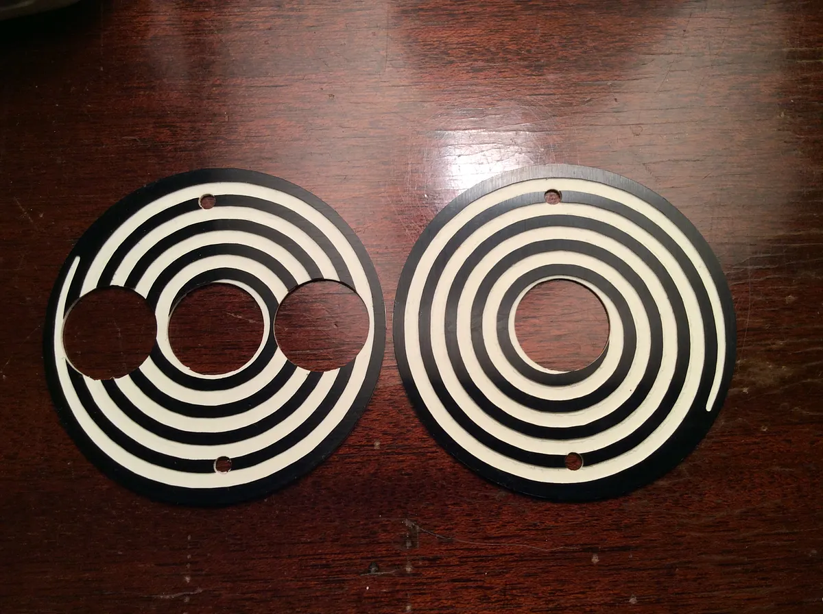 LED Fidget — Cut pieces