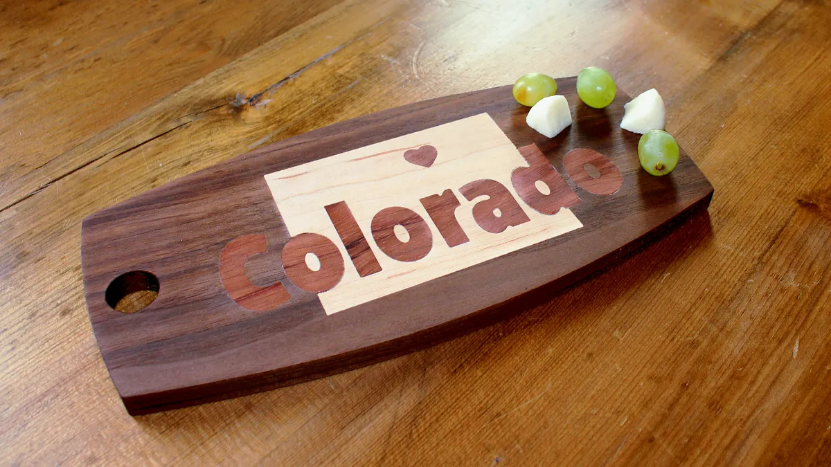 Colorado Inlay Cutting Board - image 1