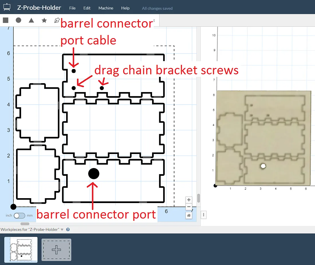 Z-Probe Holder — Design the shapes and carve (image 3)