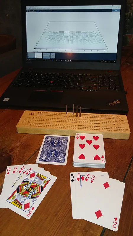 Compact Cribbage Board - image 2