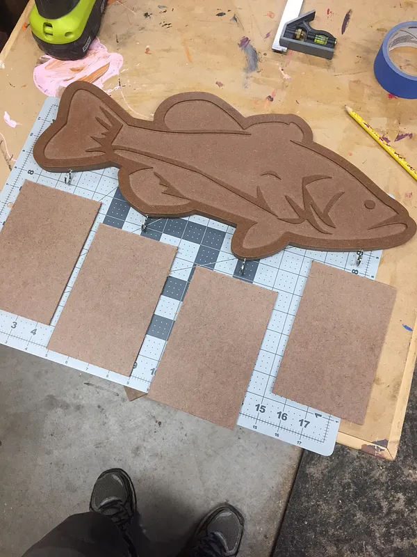 Bass Fish Wall Art / Kids Room Decor - image 3