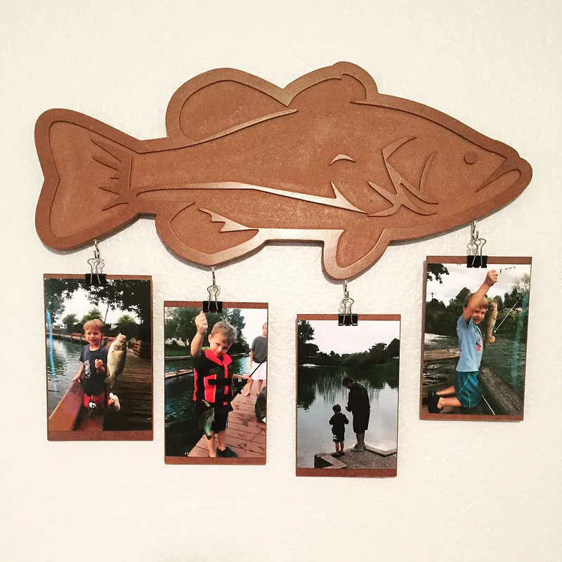 Bass Fish Wall Art / Kids Room Decor - image 4