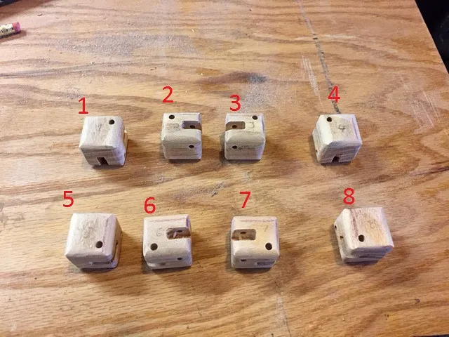 Infinity Fidget Cube — Cut and sand the cubes.
