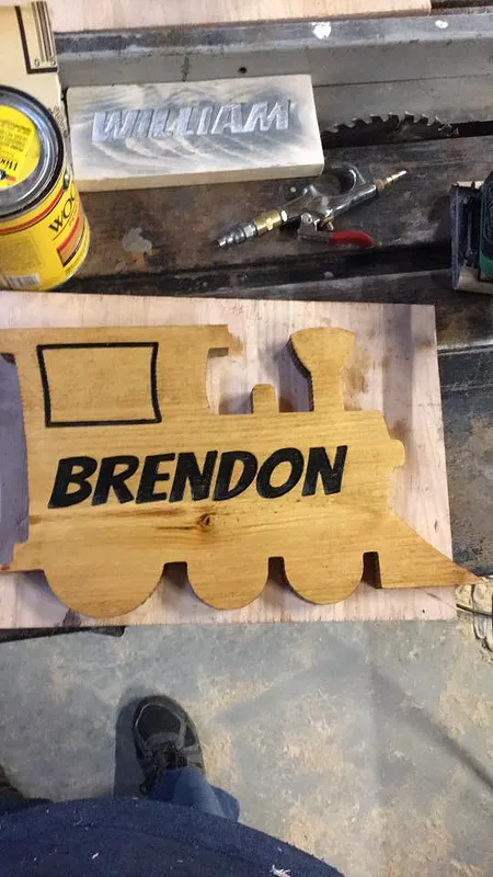 Train Name Sign - image 1