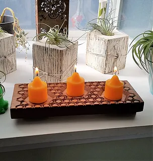 Tri Hex Votive