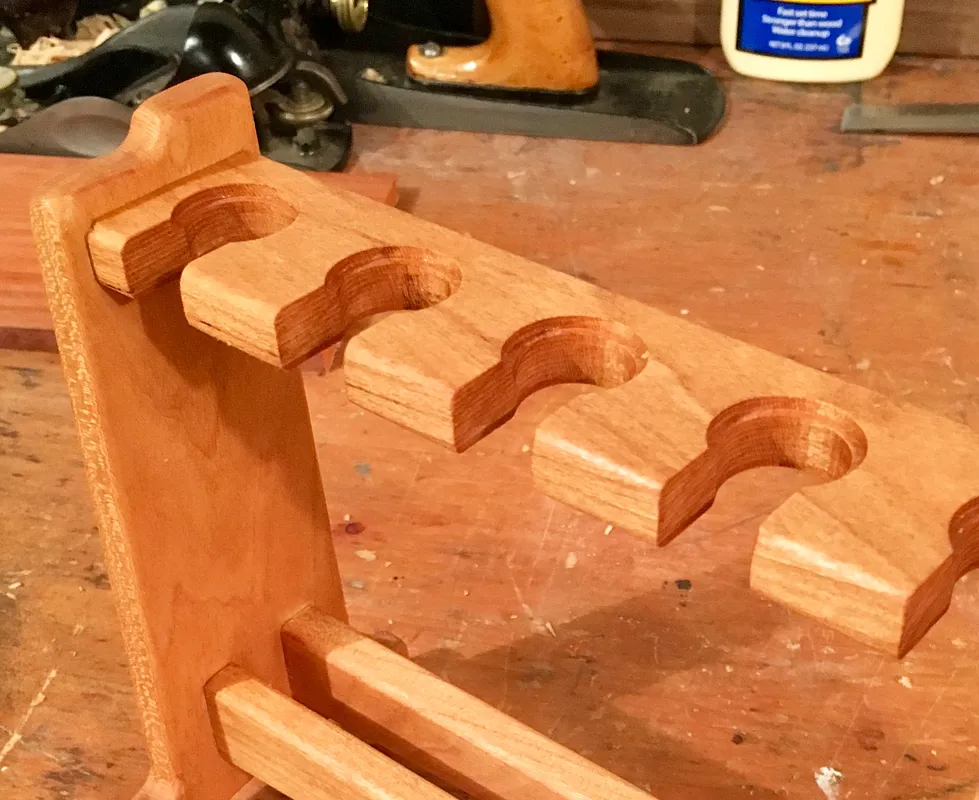 Greene & Greene Styled Chisel Rack - image 2