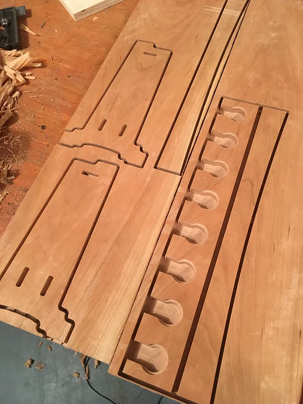 Greene & Greene Styled Chisel Rack - image 3