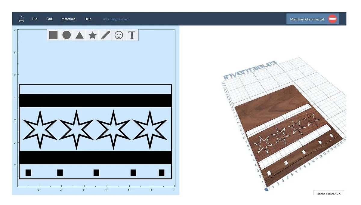 Chicago Flag Key Hook — Designing