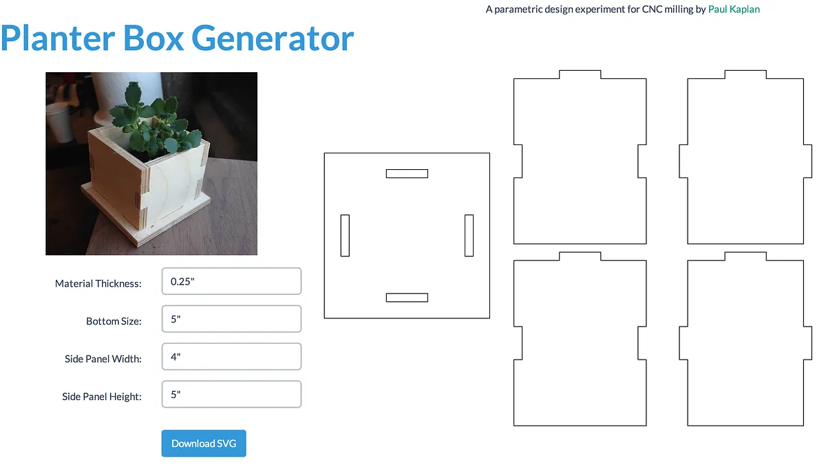Planter Box — Generate the plans