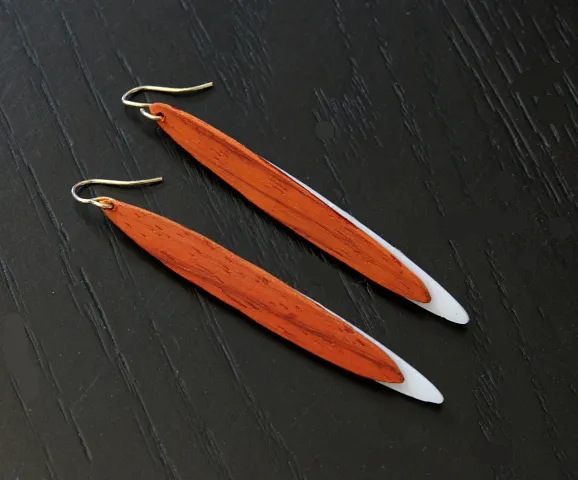 Padauk Earrings - image 1