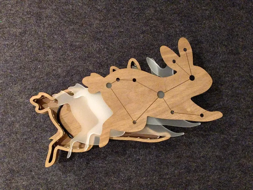 Lepus Constellation Light — Assemble the rabbit