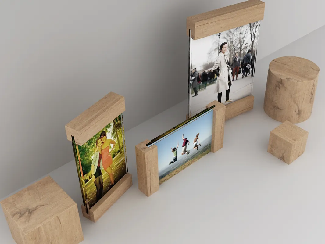  cherry wooden picture frame - image 3