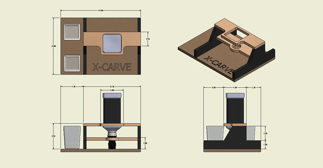 X-Carve Replica Whiskey Holder - image 2