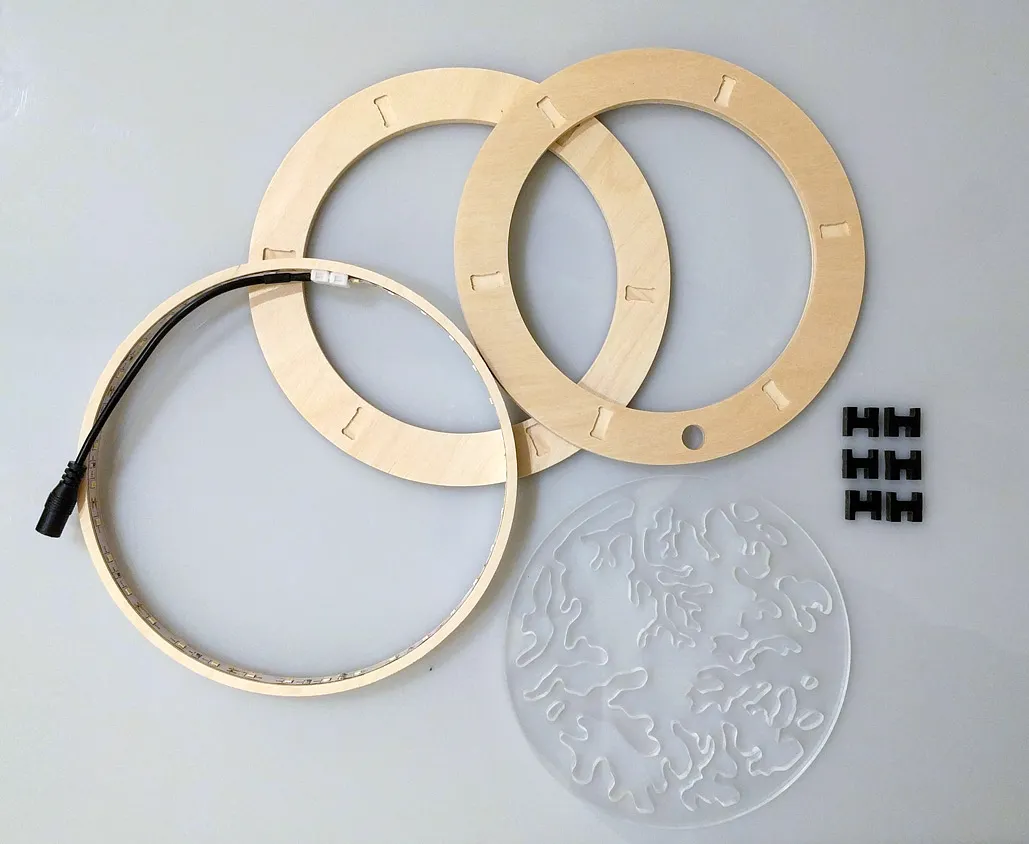 Coral Ring Light — Carve the components