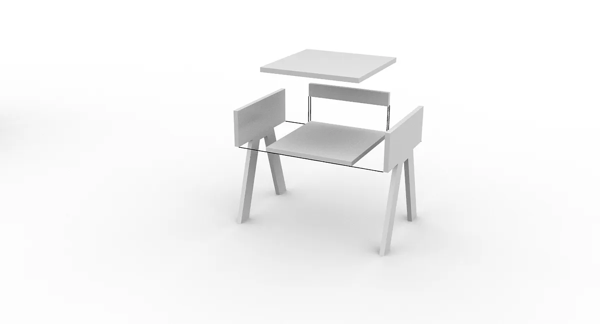 Plywood Nightstand - image 2