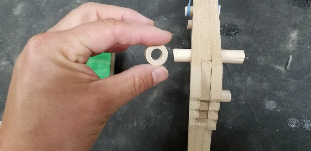 Han Rubber Band gun — Alignment rings