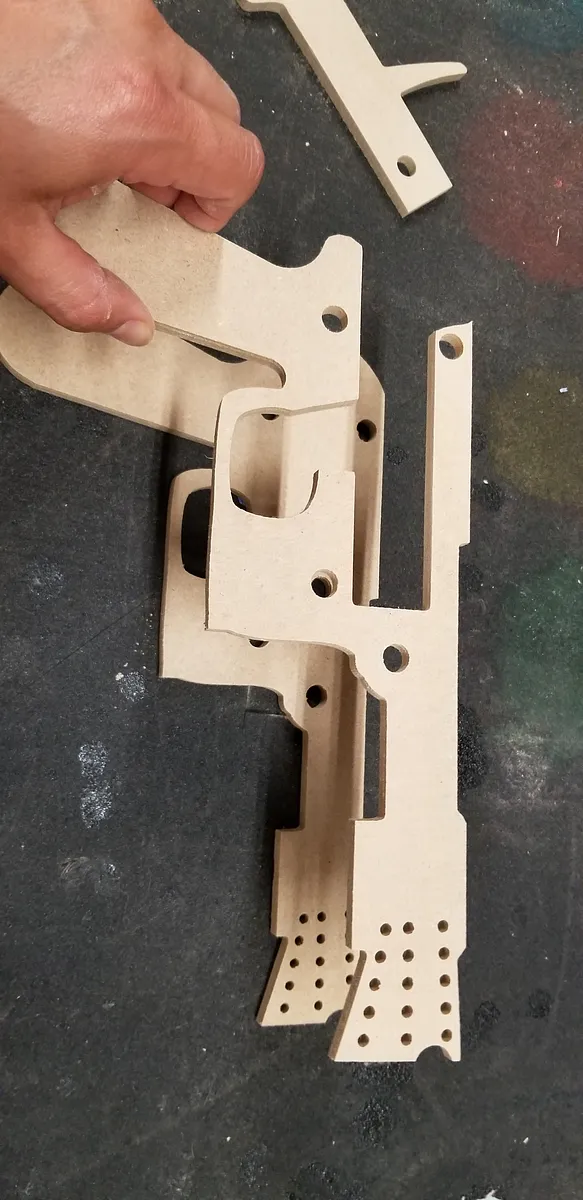 Han Rubber Band gun — First two layers (image 2)