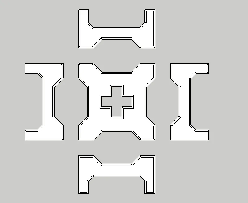 Medicine box — Side panels - top (image 2)
