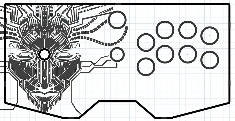 "GamePig" Fightstick for my "Struggle Stick" - image 1