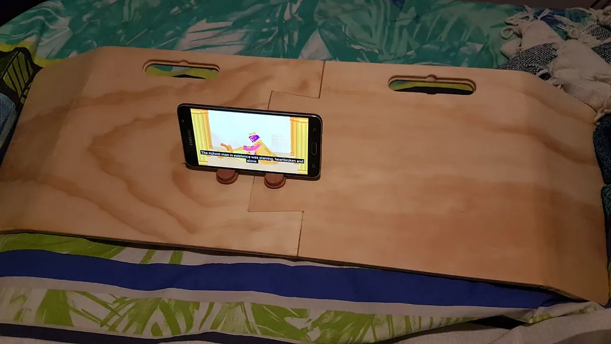 Modern Laptop Table with wireless charger - image 5