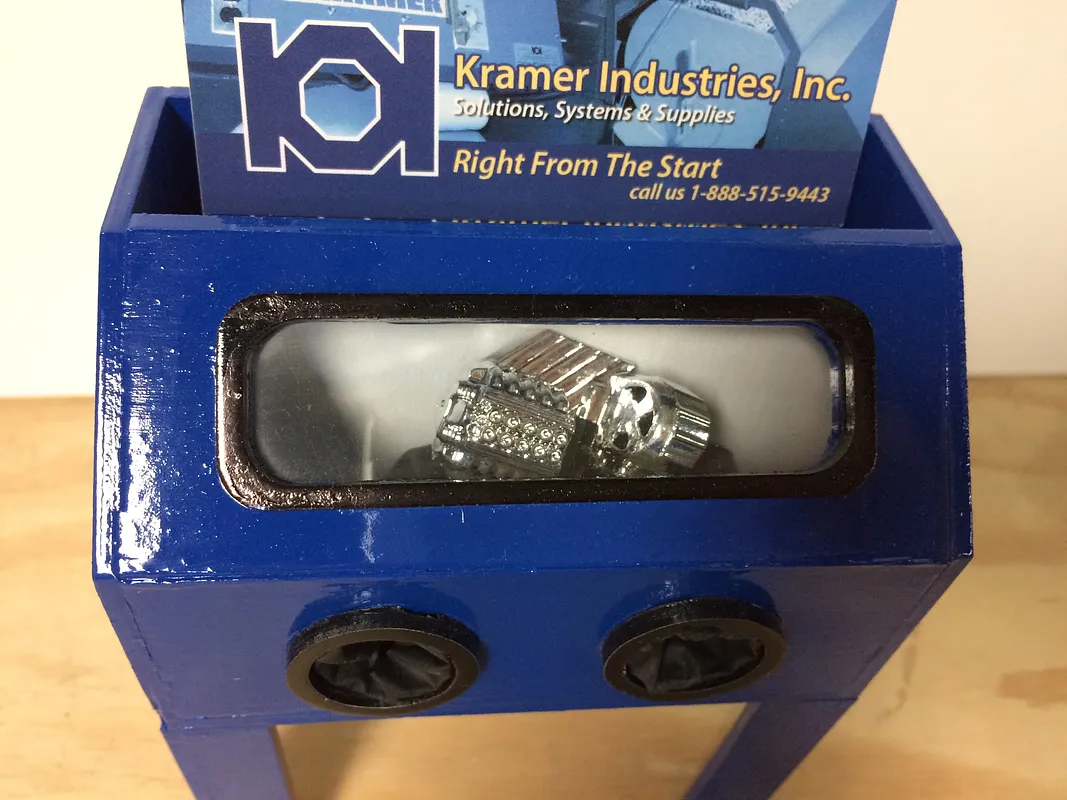 Sand Blasting Cabinet Card Holder - image 4