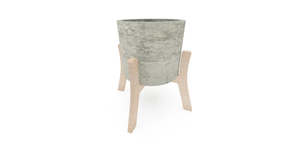 Mid Century Modern Planter Stand - image 1