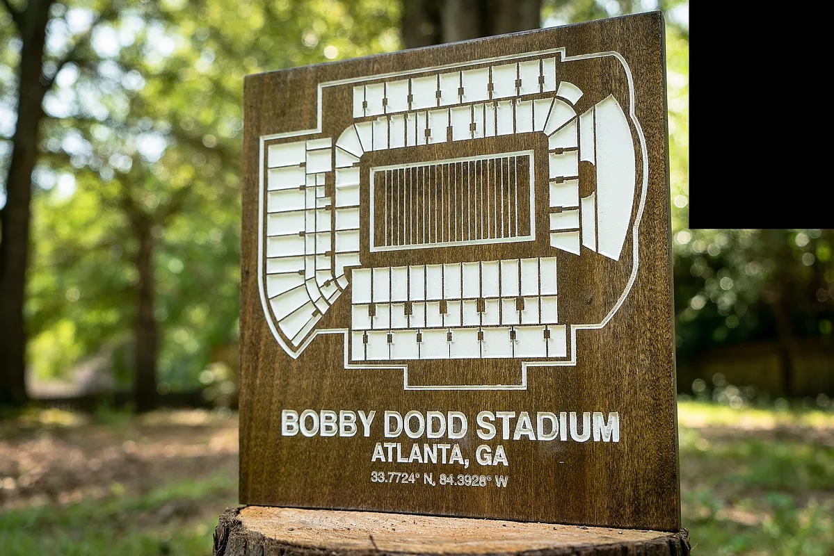 Bobby Dodd Wooden Sign - image 1