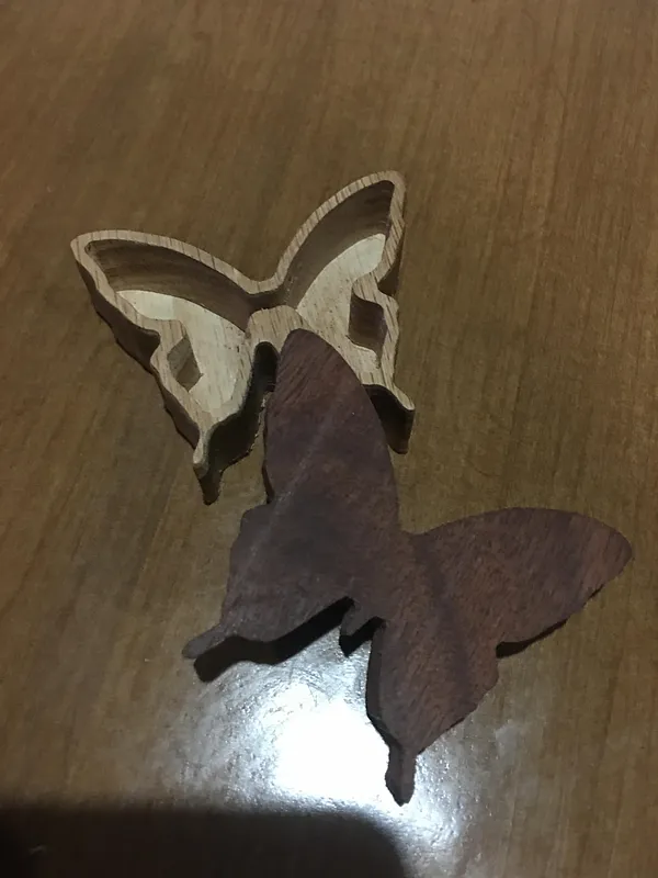 Jarrah Oak Butterfly Box - image 3