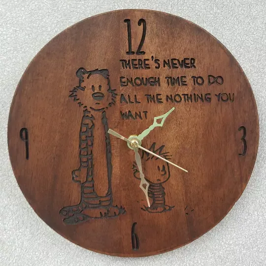 Calvin & Hobbes Clock  - image 1