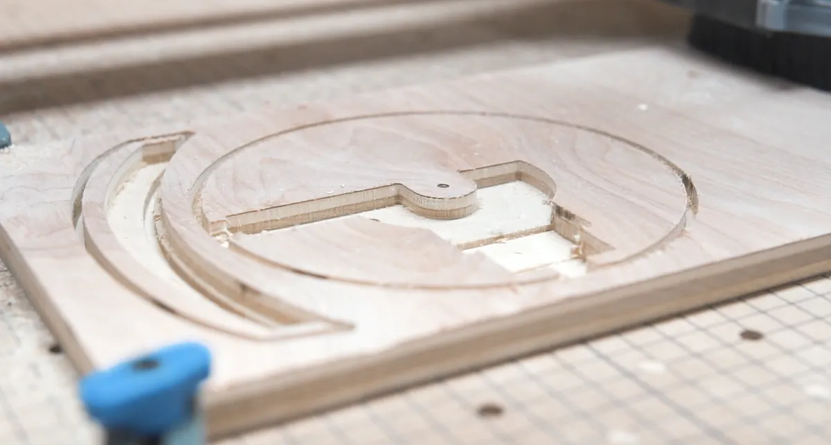 DIY Flat Pack LED Desk Lamp — Carving Wood Pieces