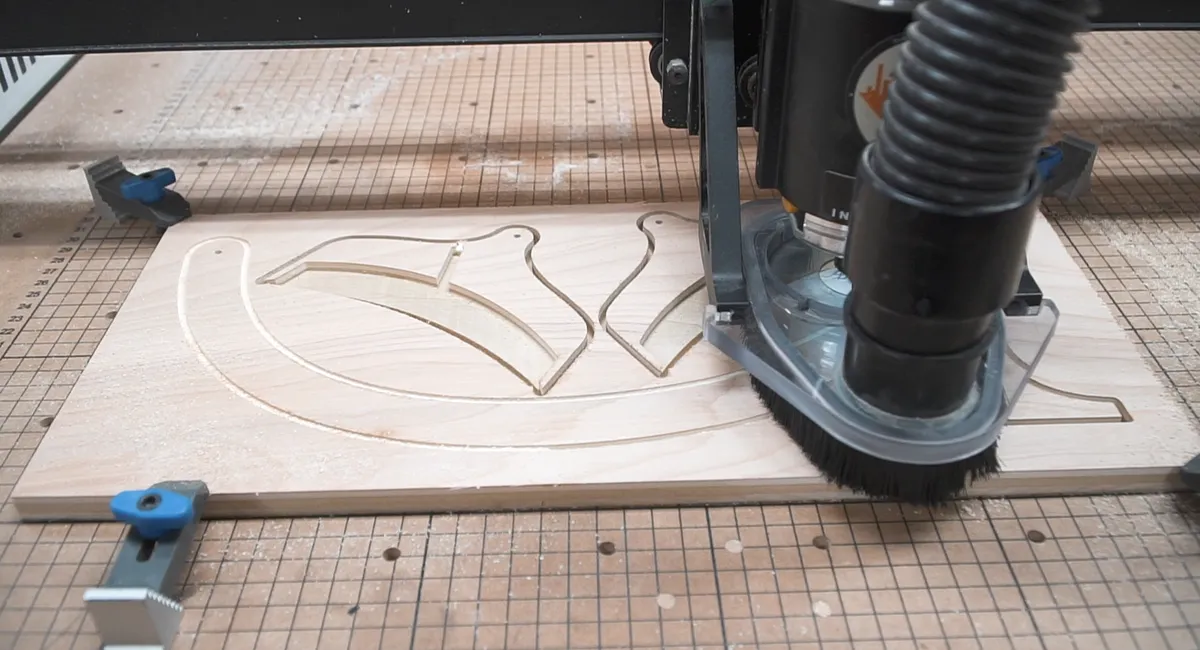 DIY Flat Pack LED Desk Lamp — Carving Wood Pieces (image 2)