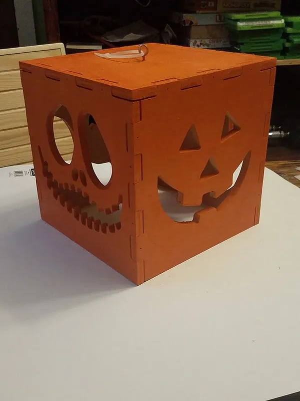 4 sided Jack O Lantern - image 2