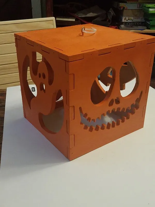 4 sided Jack O Lantern - image 3