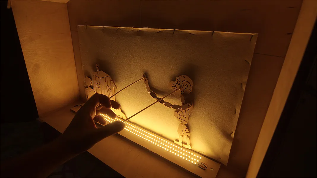 Making a homemade shadow puppet theatre  - image 3