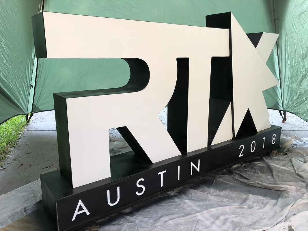 Huge RTX Sign for Rooster Teeth - image 6