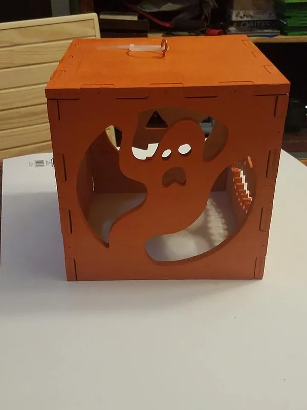 4 sided Jack O Lantern - image 4