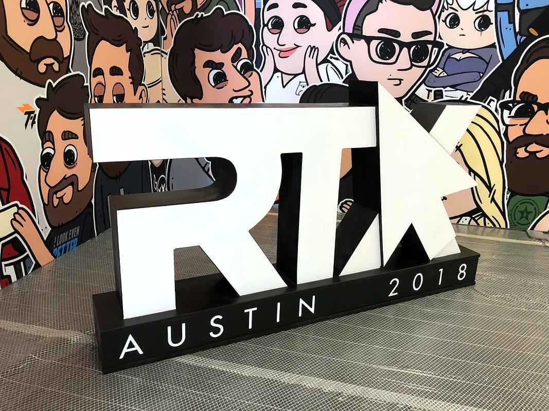 Huge RTX Sign for Rooster Teeth - image 7