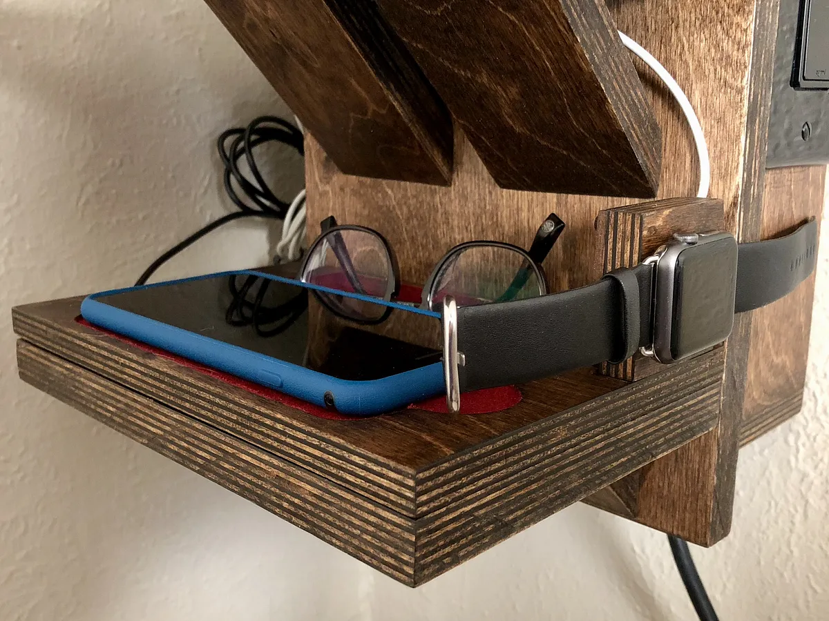 iPhone 8 Plus Charging Pad — Put on Nightstand