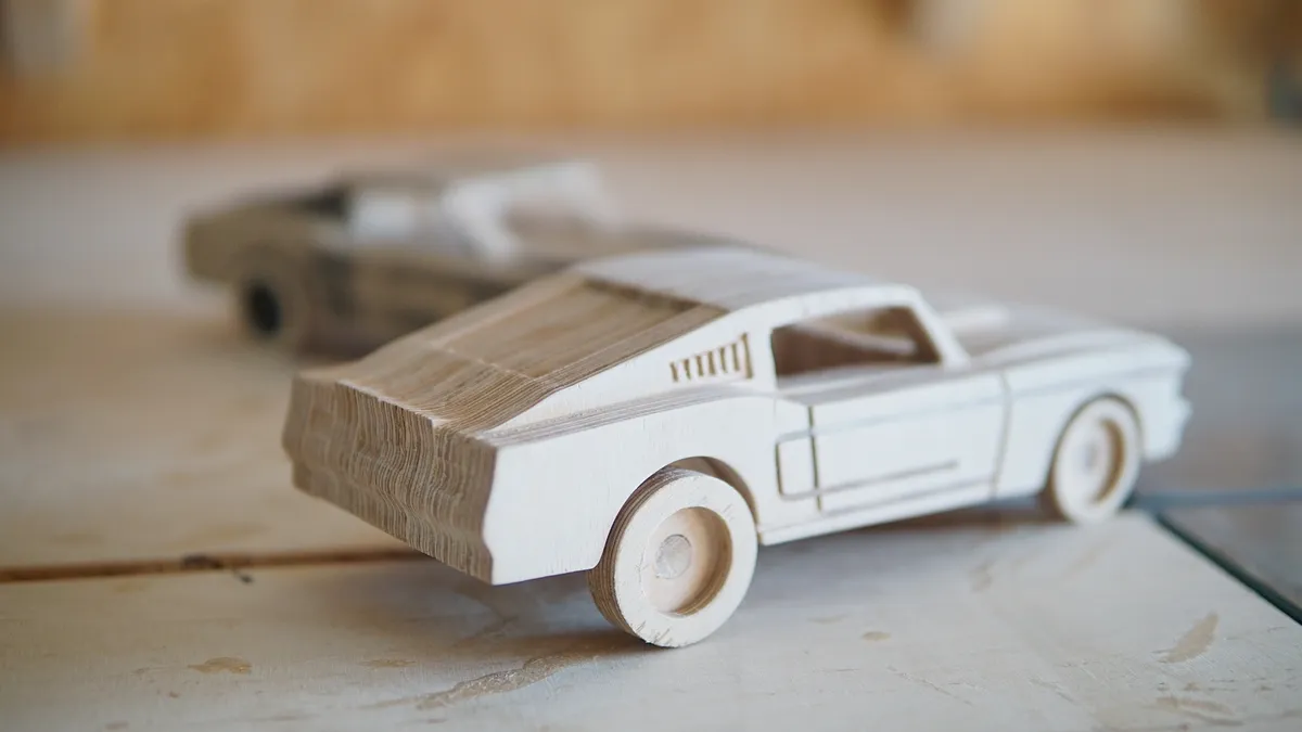 Wooden Ford Mustang - image 1