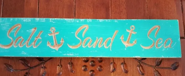 Salt Sand Sea Sign - image 1
