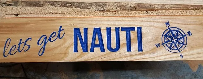 Lets get Nauti Sign  - image 1