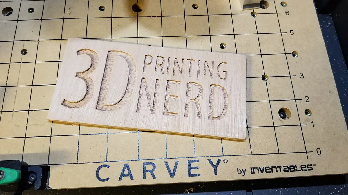 3D Printing Nerd name plate - image 1