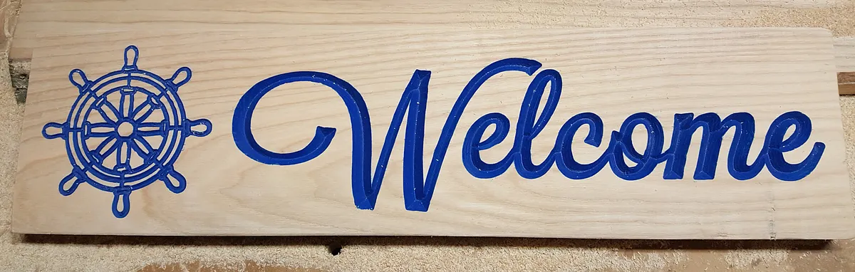 welcome sign  - image 1