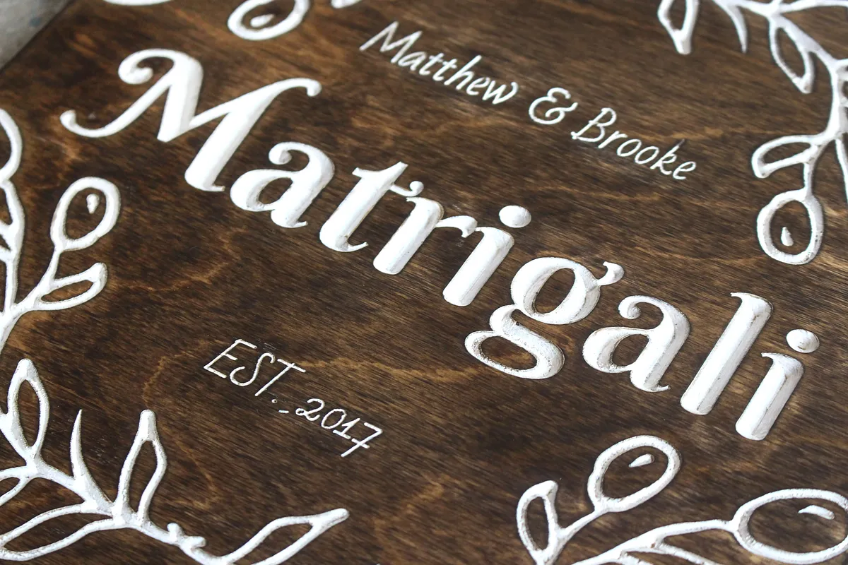 Customizable Wedding Sign  - image 1